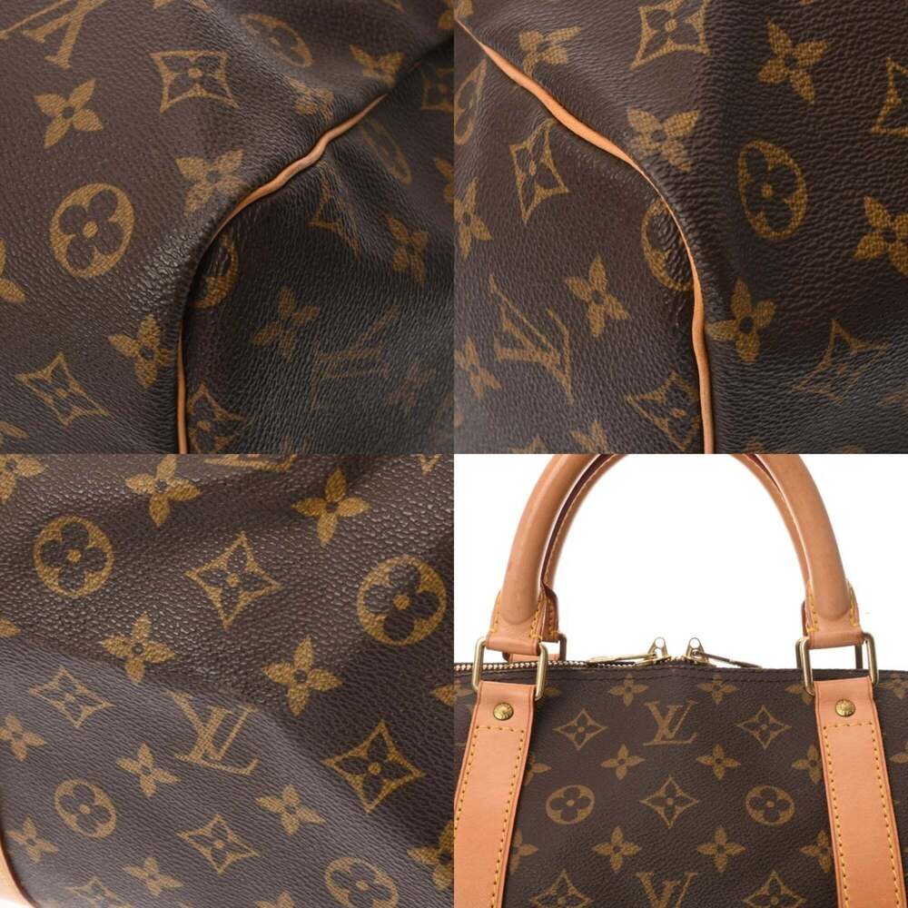 LOUIS VUITTON Brown Monogram Canvas Keepall 60 Boston Bag - Picture 9 of 11